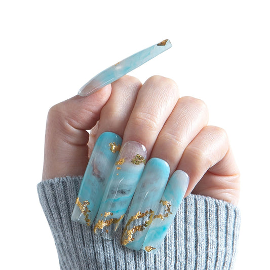 Celestial Sky Handmade Nails H449
