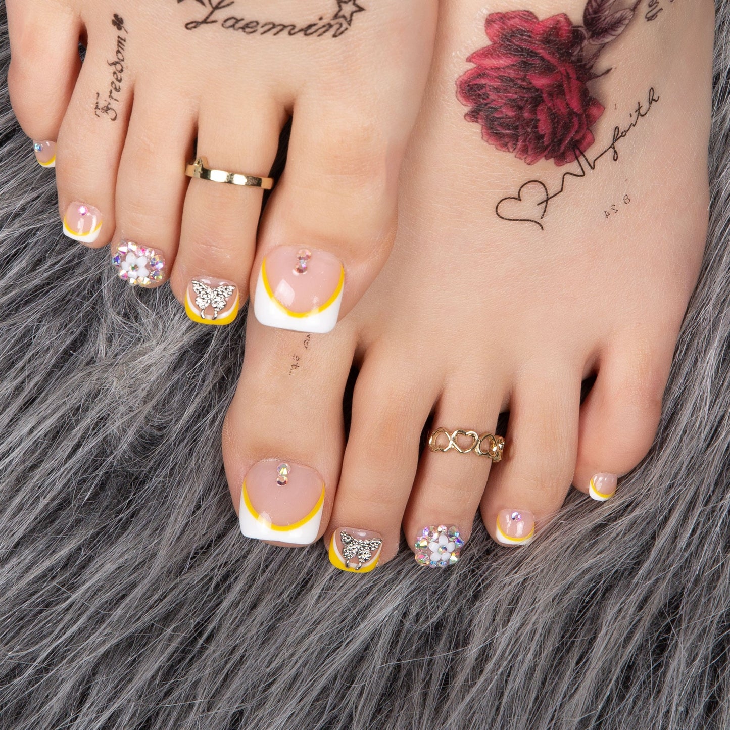 Sunflower T143 Toe Nails