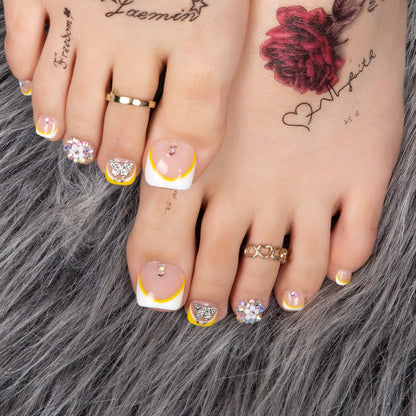 Sunflower T143 Toe Nails