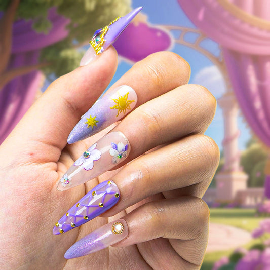 Happily Ever After Handmade Nails H454