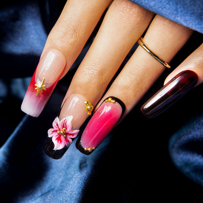 Phoenix Glow Handmade Nails H505