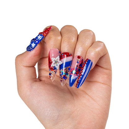 Baby, You are a firework Handmade Nails H602