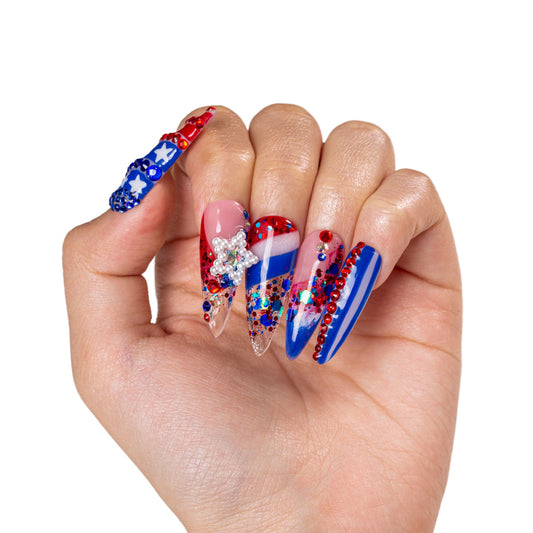 Baby, You are a firework Handmade Nails H602