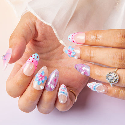 Mermaid¡¯s Mood Handmade Nails H549