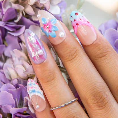 Mermaid¡¯s Mood Handmade Nails H549