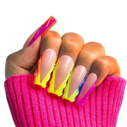 Rainbow Dream Handmade Nails H479