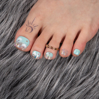 Stellar Haze T316 Toe Nails