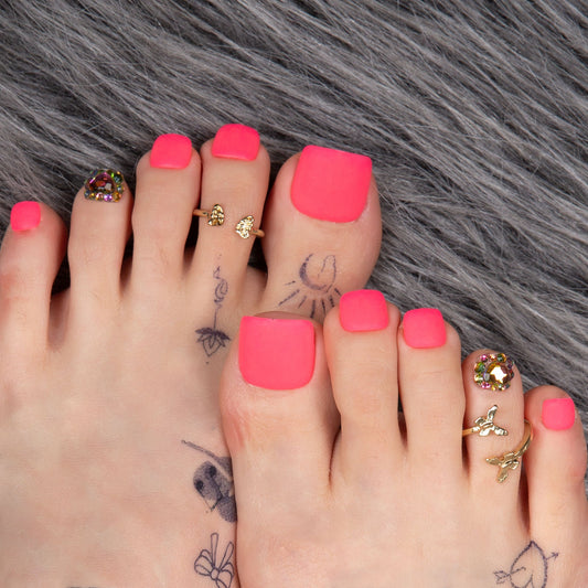 Barbie Mariposa T47 Toe Nails