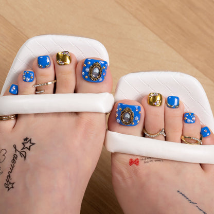 Baroque Elegance T377 Toe Nails