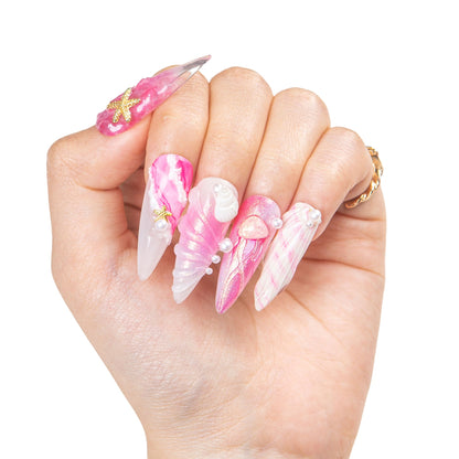 Seashell Siren Handmade Nails H550