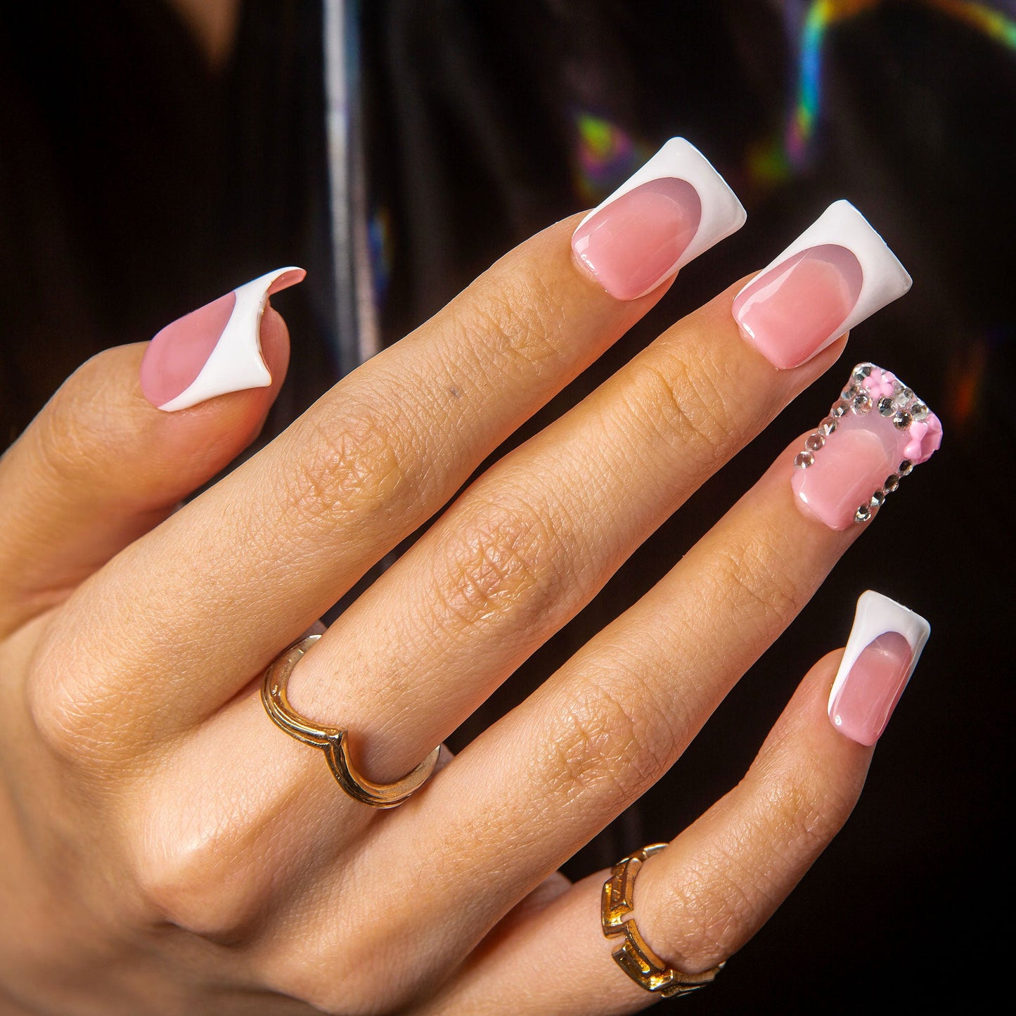 Flirt Alert Handmade Nails H578