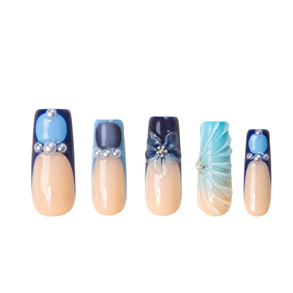 Bora Bora Glow Handmade Nails H548