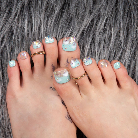 Stellar Haze T316 Toe Nails