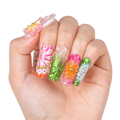 Sea Bloom Handmade Nails H544