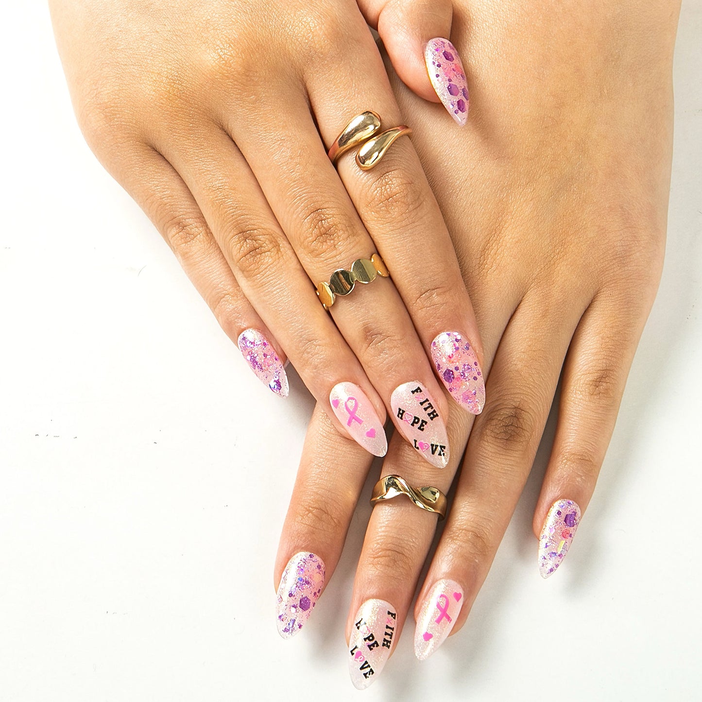 Wings of Hope Handmade Nails H487