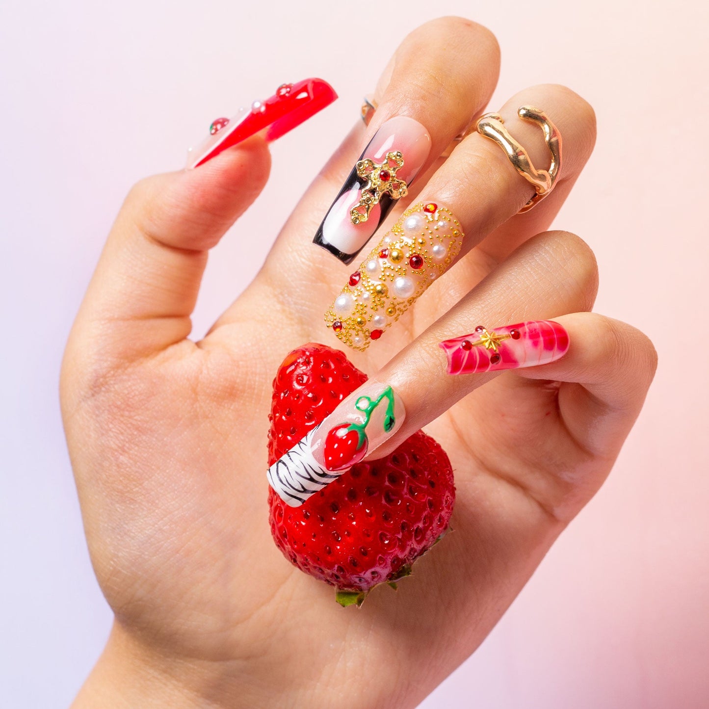 Eversweet Glitz Handmade Nails H469