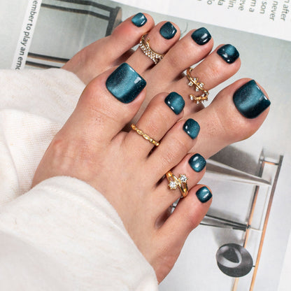 Blue Crush T522 Toe Nails - 20Pcs Free Size