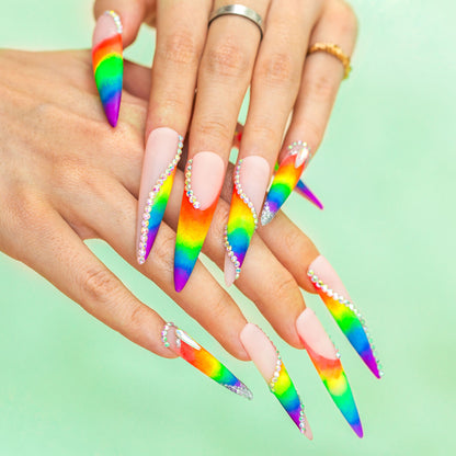 Stand Up & Speak Out Handmade Nails H565