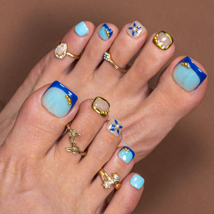 Azure Tide T500 Toe Nails - 20Pcs Free Size