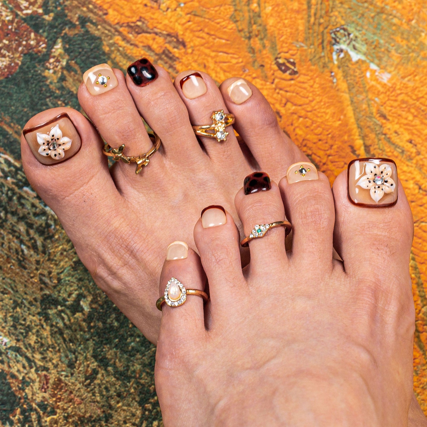 Savanna Spirit T493 Toe Nails - 20Pcs Free Size