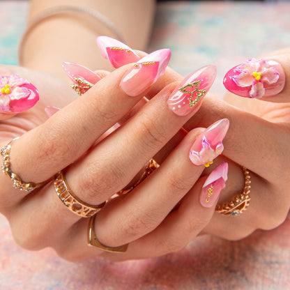 Butterfly Kiss Handmade Nails H502