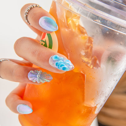 Moon Water Handmade Nails P011