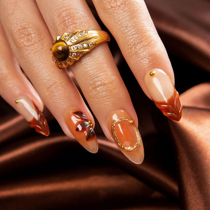 Summer Soir¨¦e Handmade Nails H503