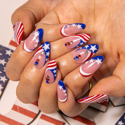 Flag Me Later Handmade Nails H600