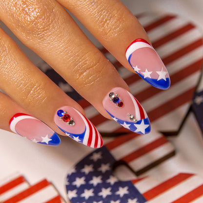 Flag Me Later Handmade Nails H600