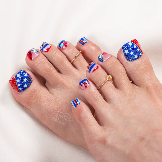 Baby, You are a firework T602 Toe Nails - 20Pcs Free Size