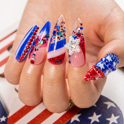 Baby, You are a firework Handmade Nails H602