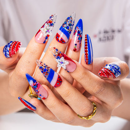 Baby, You are a firework Handmade Nails H602