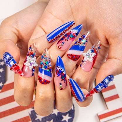 Baby, You are a firework Handmade Nails H602