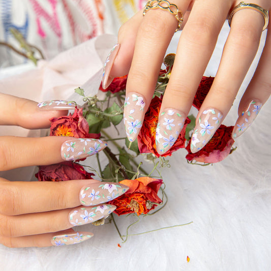 Timeless Bloom Handmade Nails H438