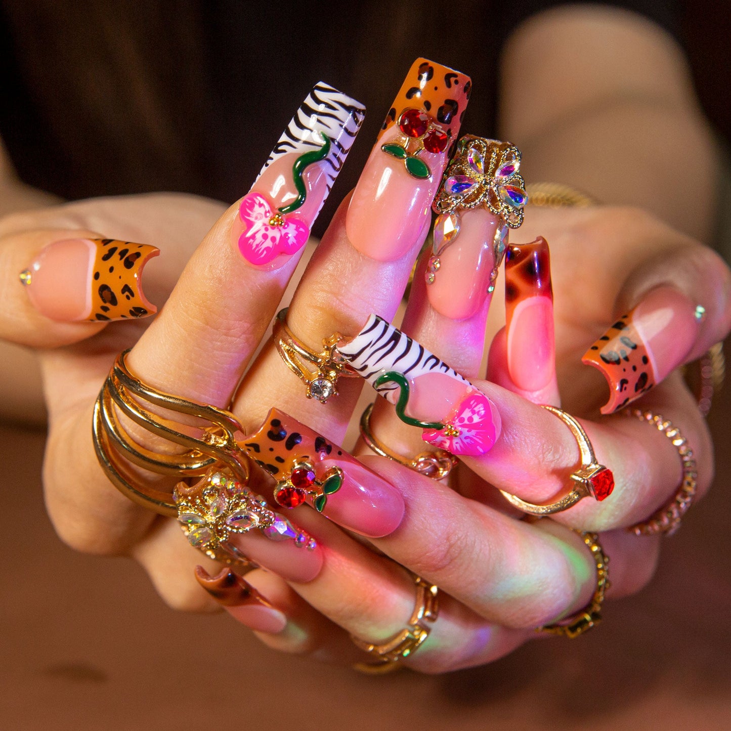 Forbidden Fruit Energy Handmade Nails H572