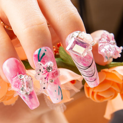 Victorian¡¯s  Dreams Handmade Nails H462