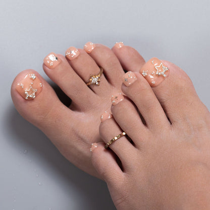 Starlit Wish T570Toe Nails - 20Pcs Free Size