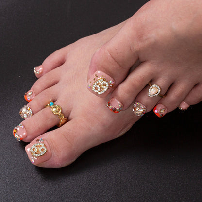 Neon Moon Cancer T590 Toe Nails - 20Pcs Free Size