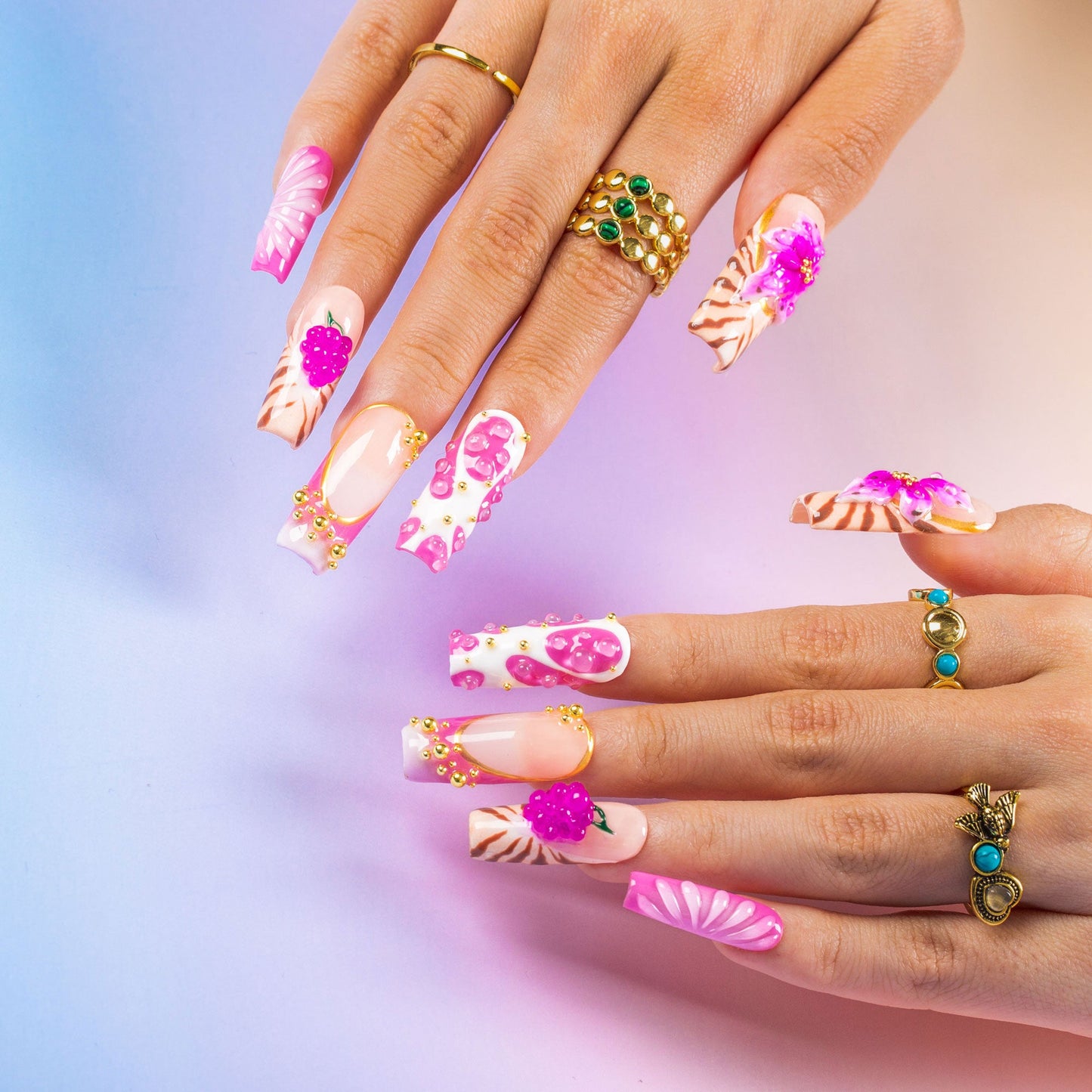 La Vida Rosé Handmade Nails H470