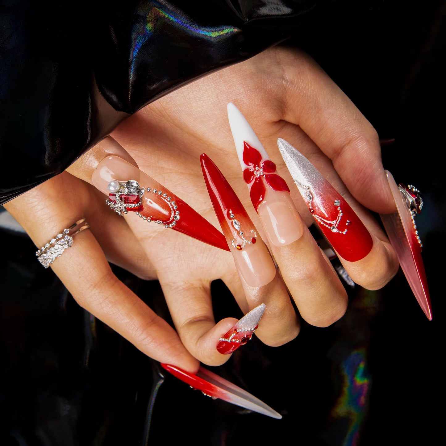 She’s an Aries, Babe Handmade Nails H595