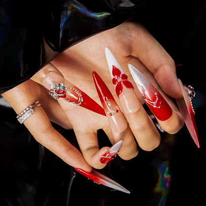 She’s an Aries, Babe Handmade Nails H595