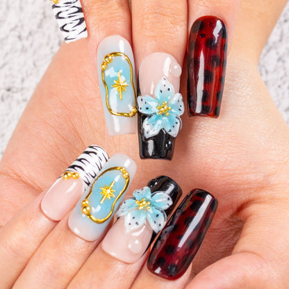 Rebel Frost Handmade Nails H494