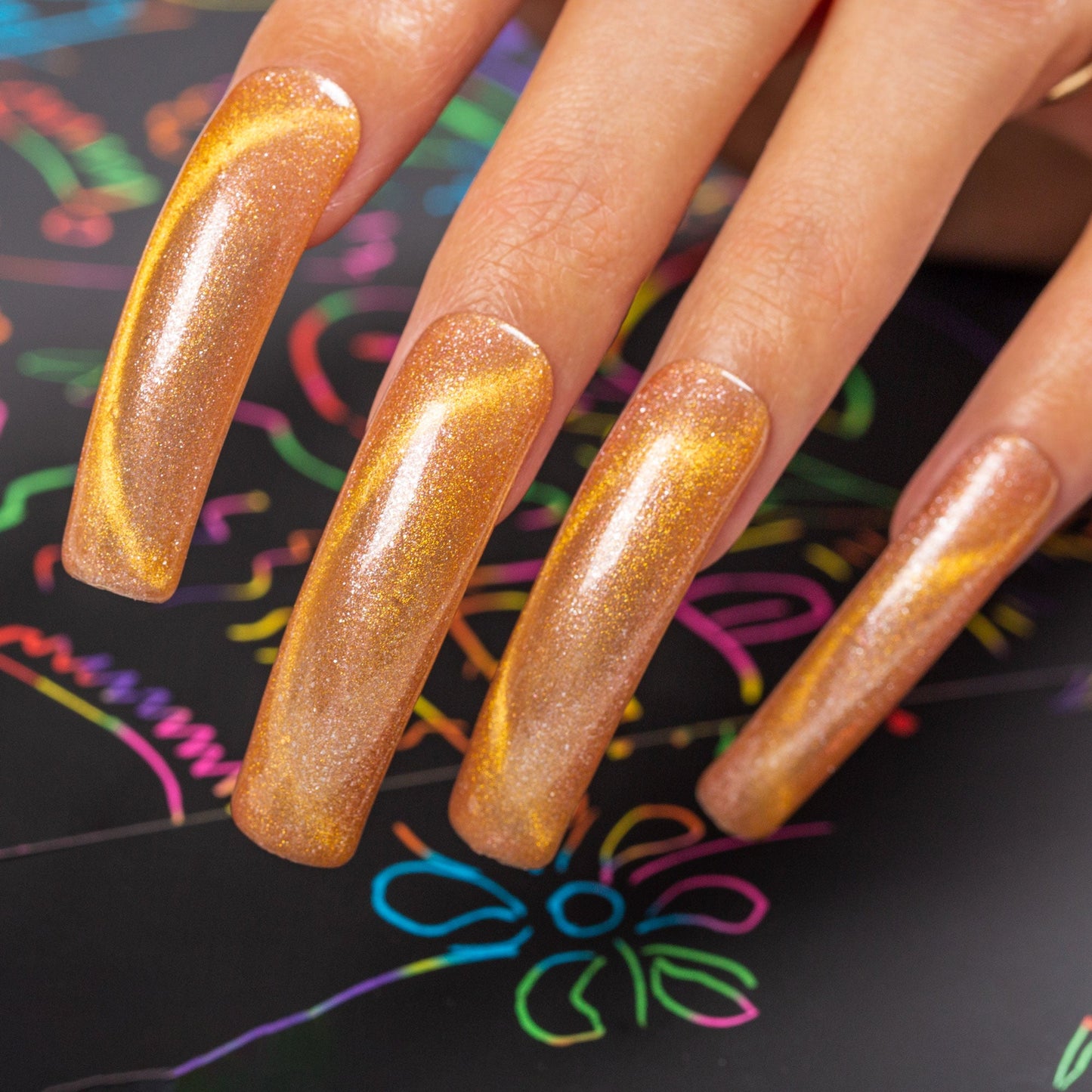 Golden Hour Handmade Nails H521