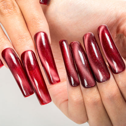 Crushed Velvet Handmade Nails H523