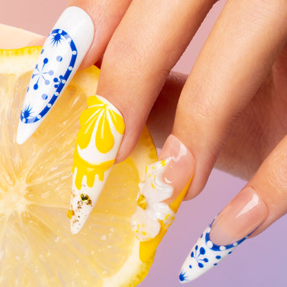 Amalfi Bloom Handmade Nails H468