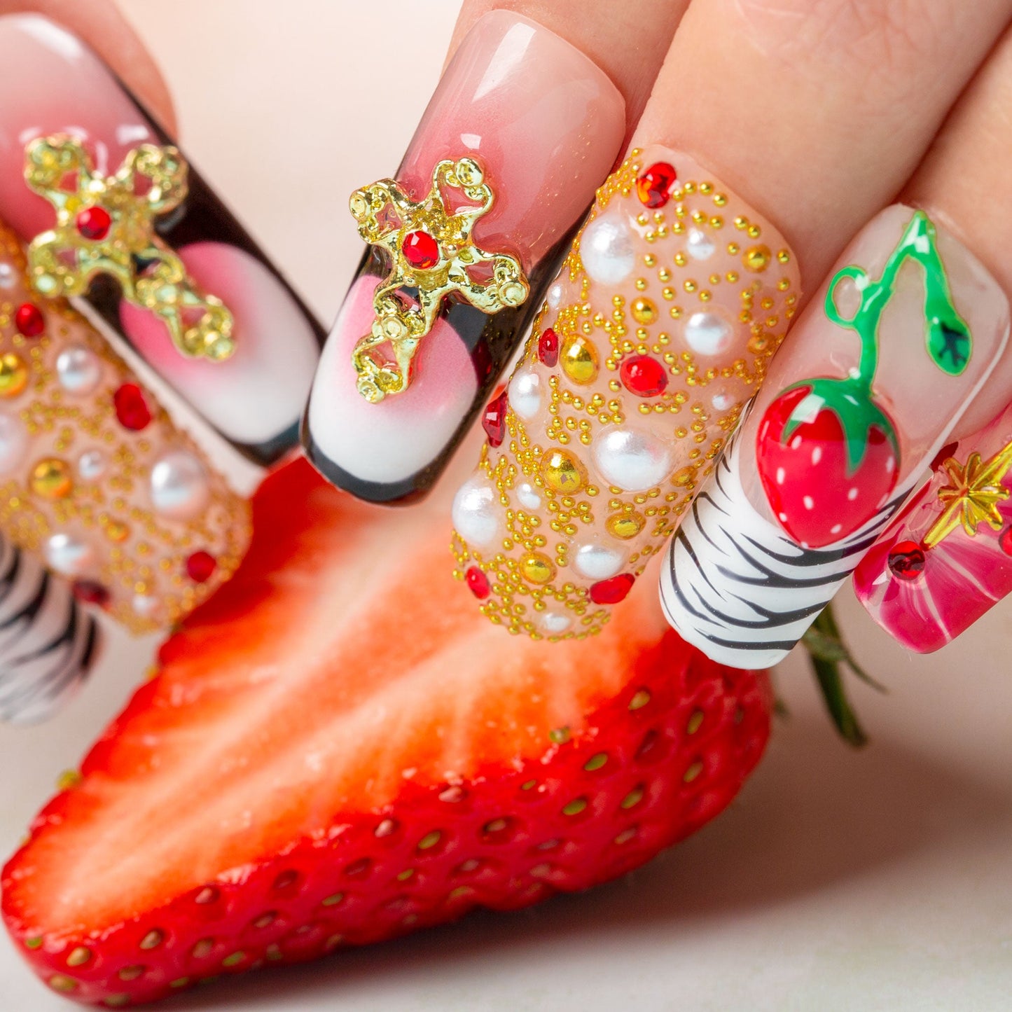 Eversweet Glitz Handmade Nails H469