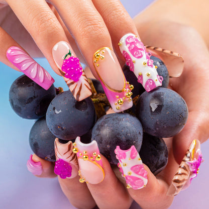 La Vida Rosé Handmade Nails H470