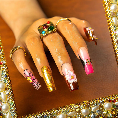 Empress Bloom Handmade Nails H492