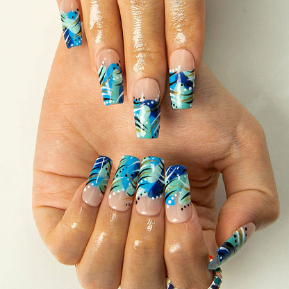 Clear Skies Handmade Nails H478