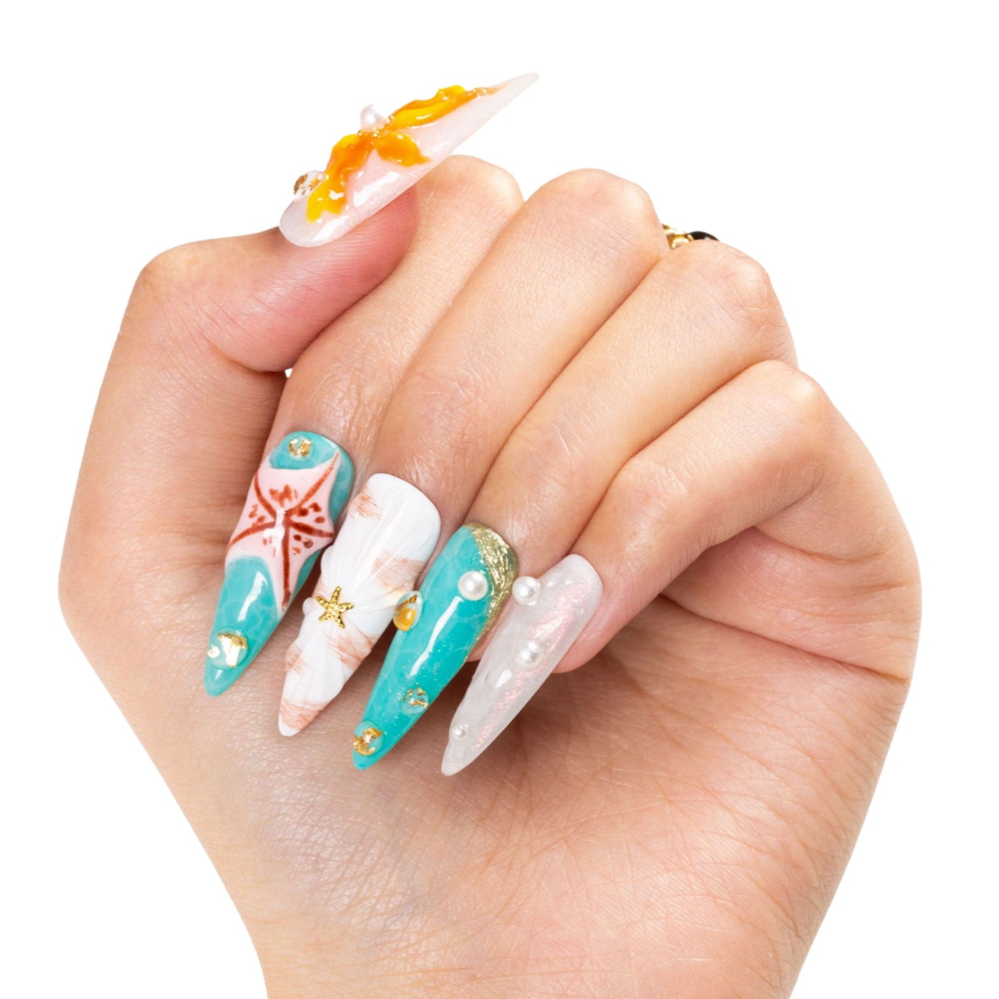 Starfish Dreams Handmade Nails H495